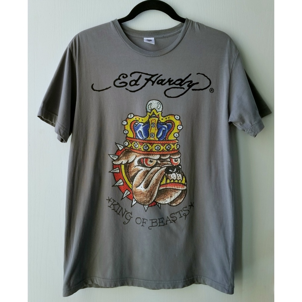 Ed Hardy Bulldog T Shirt